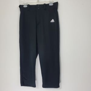Adidas Black Baseball Pants, Size Medium
